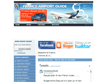 Tablet Screenshot of france-airport-guide.com